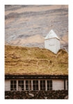 Poster RUSTIC FARMHOUSE CABIN ROOF