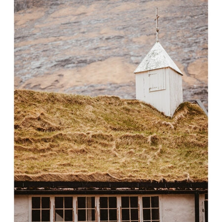 Poster RUSTIC FARMHOUSE CABIN ROOF -  Sticky 2