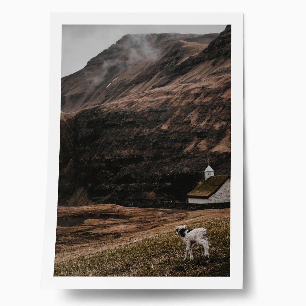 Poster RUSTIC FARMHOUSE CALF