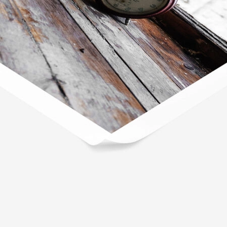 Poster RUSTIC FARMHOUSE CLOCK - Sticky 1
