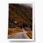 Poster RUSTIC FARMHOUSE COUNTRY ROAD