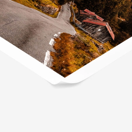 Poster RUSTIC FARMHOUSE COUNTRY ROAD -  Sticky 1