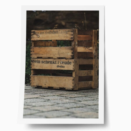 Poster RUSTIC FARMHOUSE CRATES - 