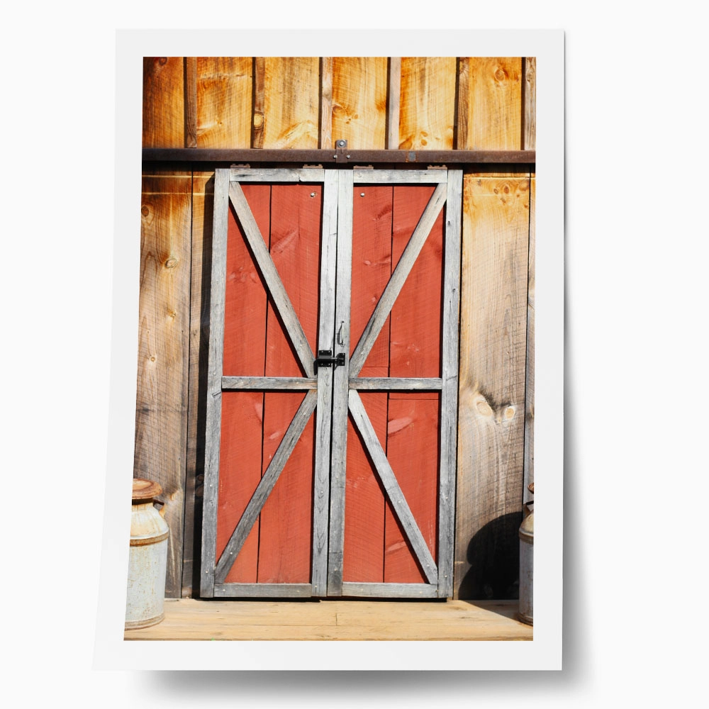 Poster RUSTIC FARMHOUSE DOOR 4
