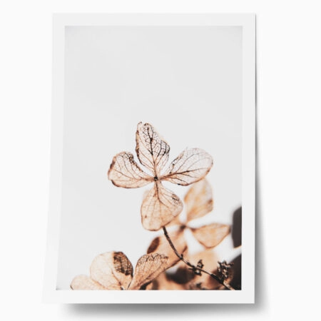 Poster RUSTIC FARMHOUSE DRIED LEAVES - 