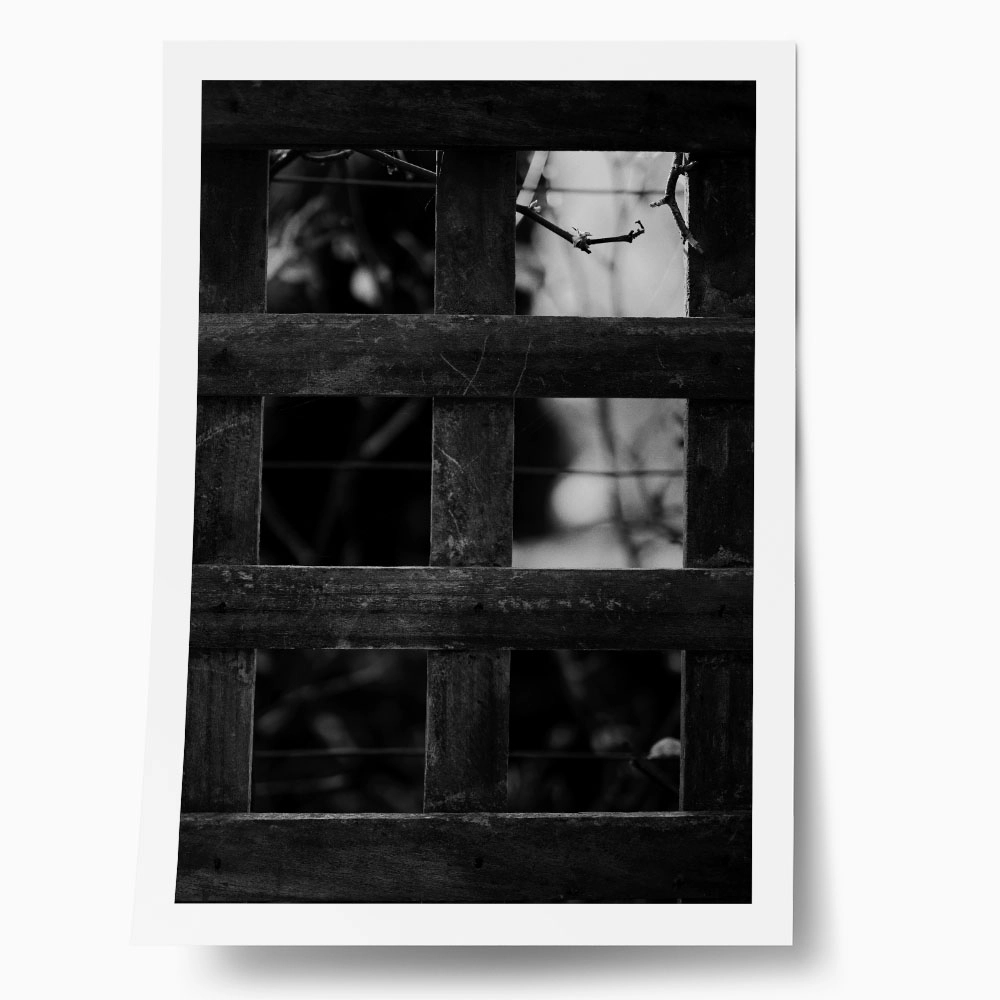 Poster RUSTIC FARMHOUSE FENCE
