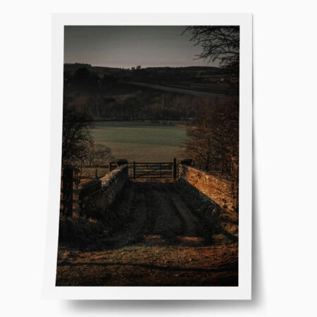 Poster RUSTIC FARMHOUSE FIELD - 