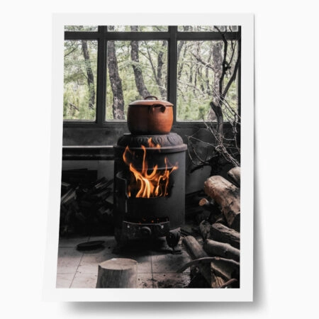 Poster RUSTIC FARMHOUSE FIRE 2 - 