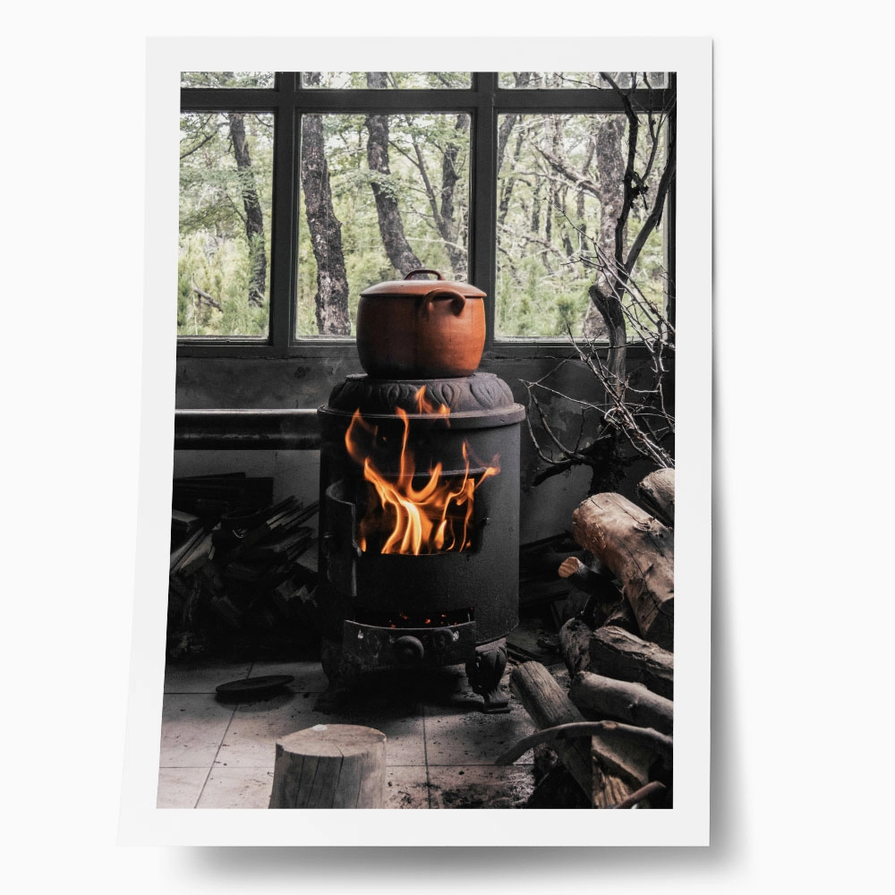 Poster RUSTIC FARMHOUSE FIRE 2