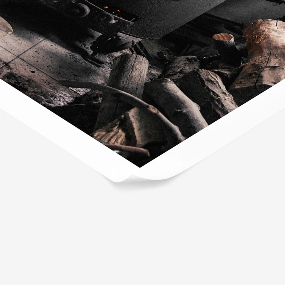 Poster RUSTIC FARMHOUSE FIRE 2