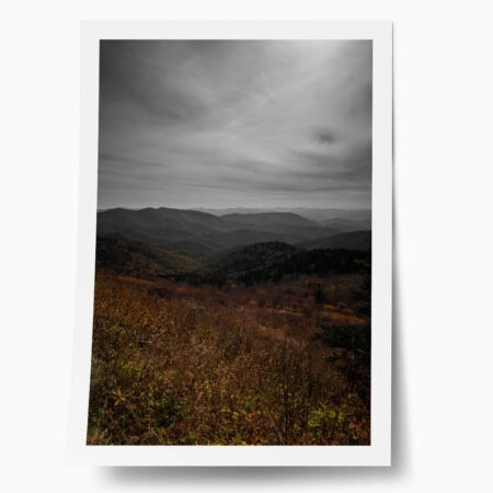Poster RUSTIC FARMHOUSE FOGGY MOUNTAIN 2 - 