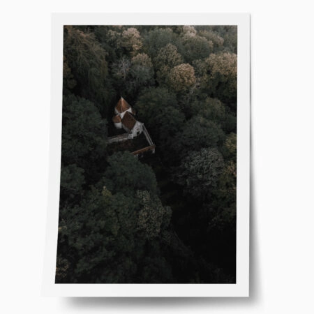 Poster RUSTIC FARMHOUSE FOREST CABIN - 