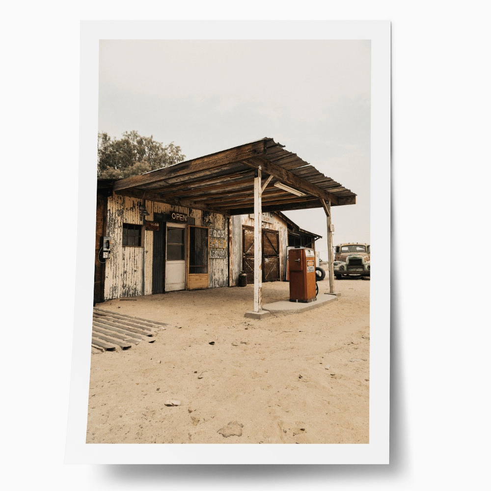 Poster RUSTIC FARMHOUSE GAS STATION 2