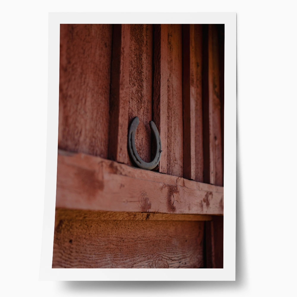 Poster RUSTIC FARMHOUSE HORSESHOE 2