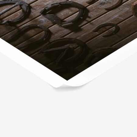 Poster RUSTIC FARMHOUSE HORSESHOES -  Sticky 1