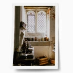 Poster RUSTIC FARMHOUSE KITCHEN WINDOW