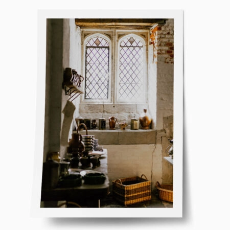 Poster RUSTIC FARMHOUSE KITCHEN WINDOW - 
