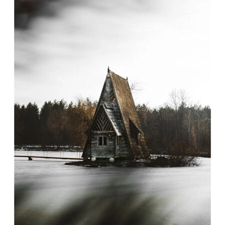 Poster RUSTIC FARMHOUSE LAKE CABIN -  Sticky 2