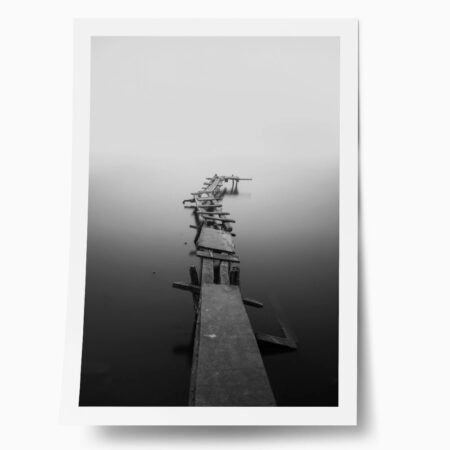 Poster RUSTIC FARMHOUSE LAKE PATH - 