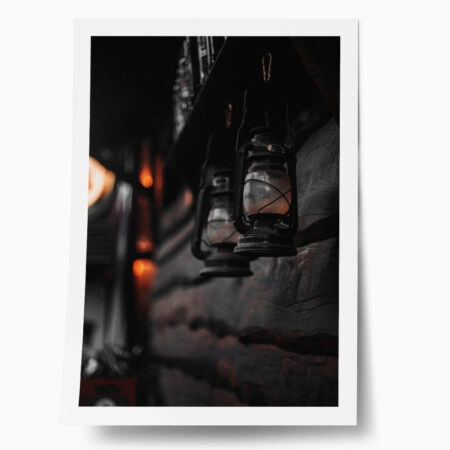 Poster RUSTIC FARMHOUSE LANTERNS - 