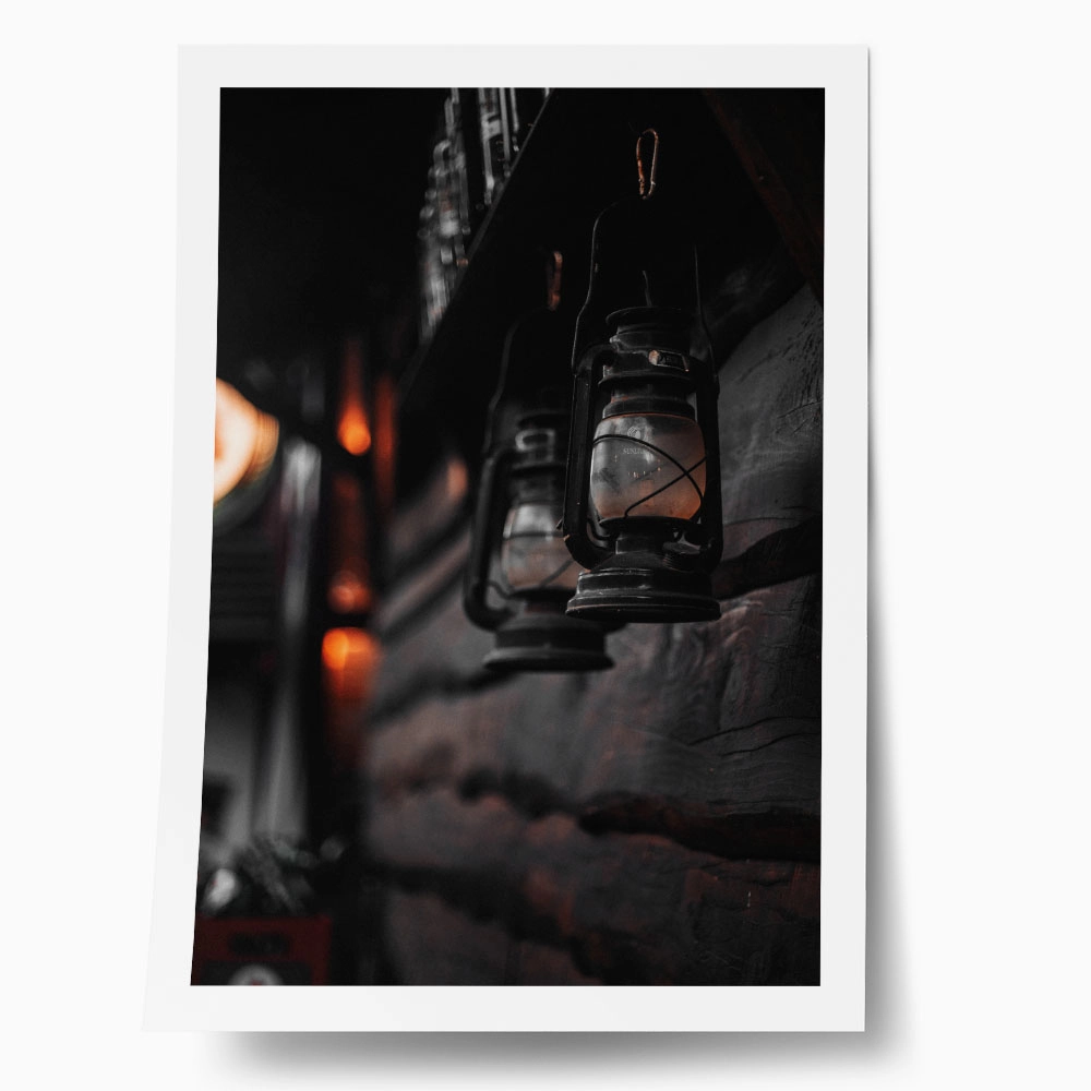 Poster RUSTIC FARMHOUSE LANTERNS