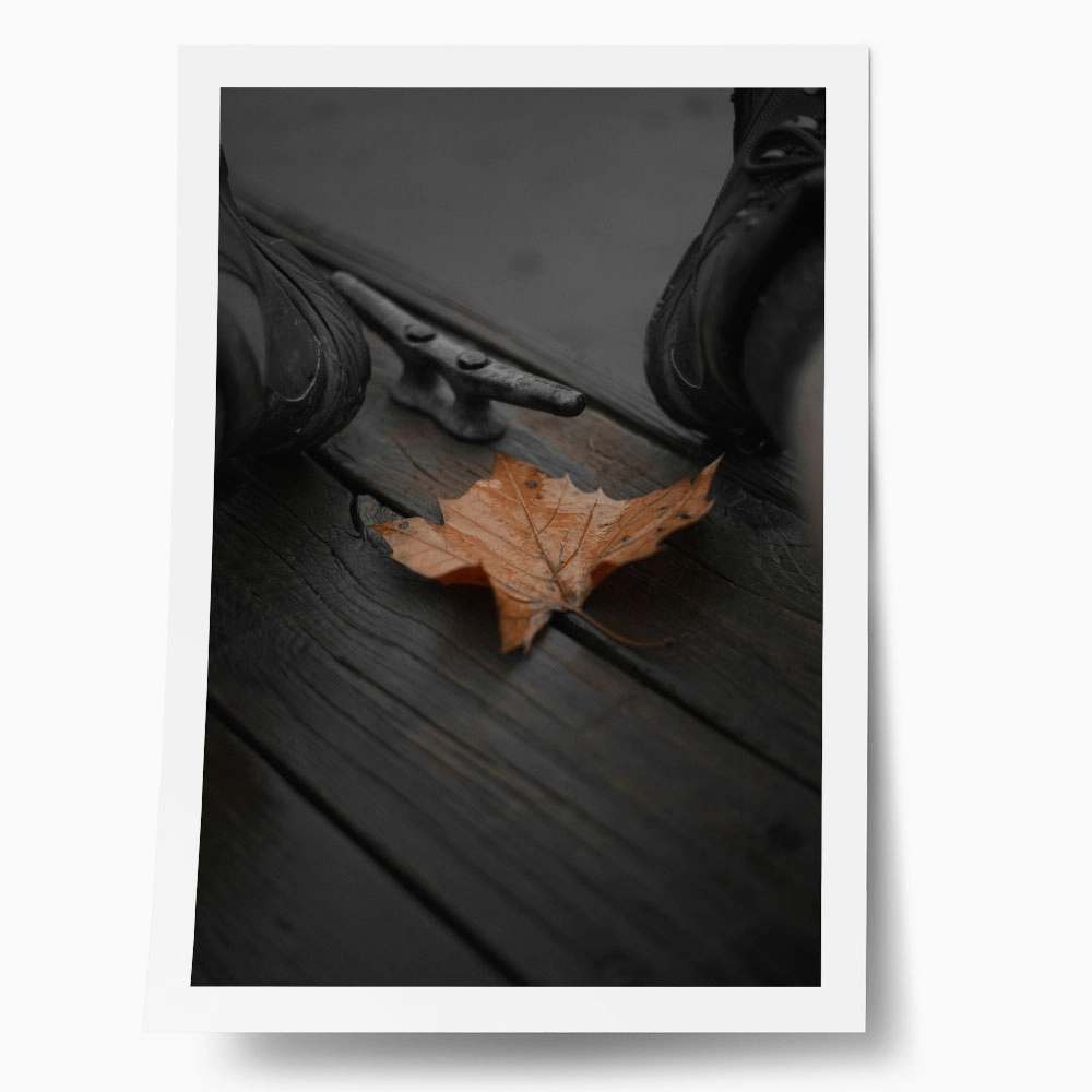 Poster RUSTIC FARMHOUSE LEAF