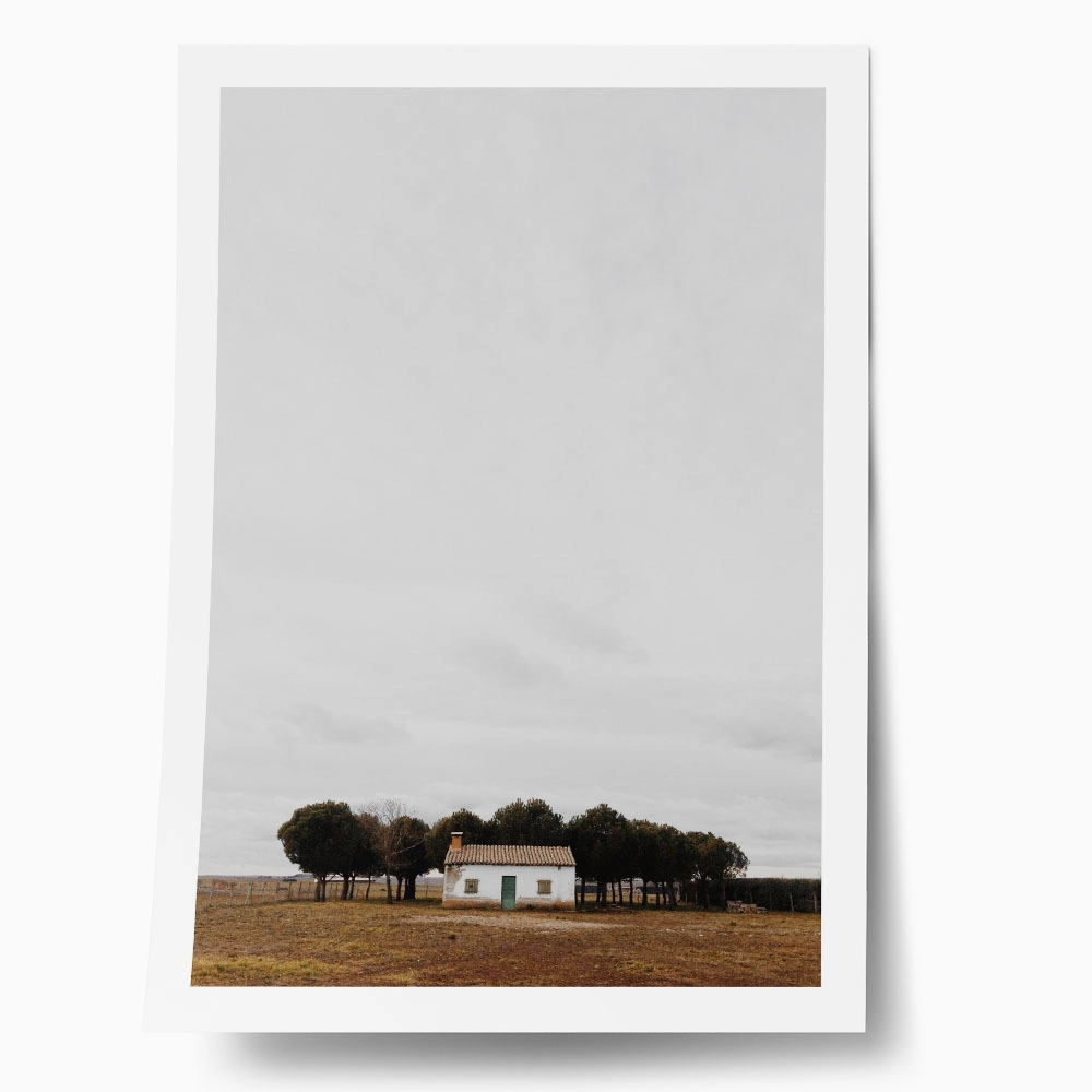 Poster RUSTIC FARMHOUSE LONE HOUSE