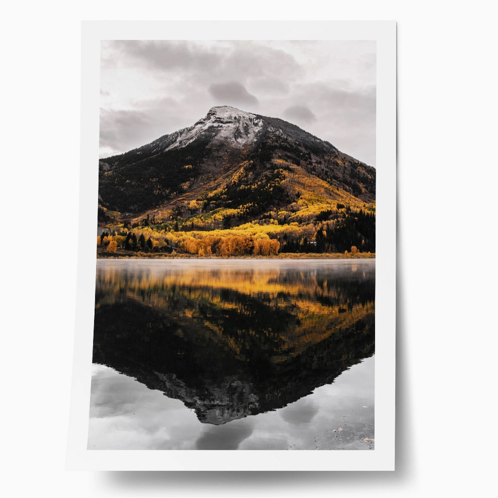 Poster RUSTIC FARMHOUSE MOUNTAIN LAKE 2