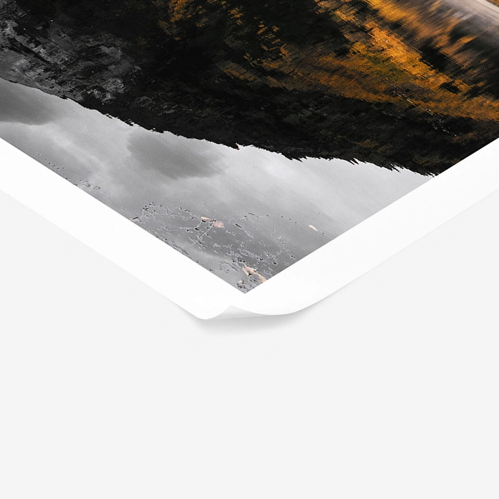 Poster RUSTIC FARMHOUSE MOUNTAIN LAKE 2