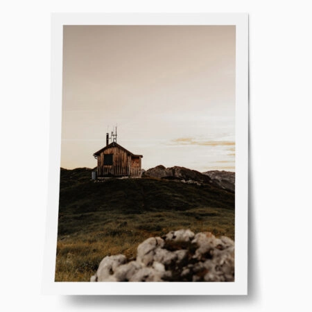 Poster RUSTIC FARMHOUSE MOUNTAIN LAKE CABIN 2 - 