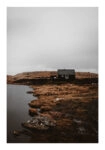 Poster RUSTIC FARMHOUSE MOUNTAIN LAKE CABIN