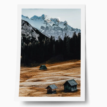 Poster RUSTIC FARMHOUSE MOUNTAIN LIFE - 