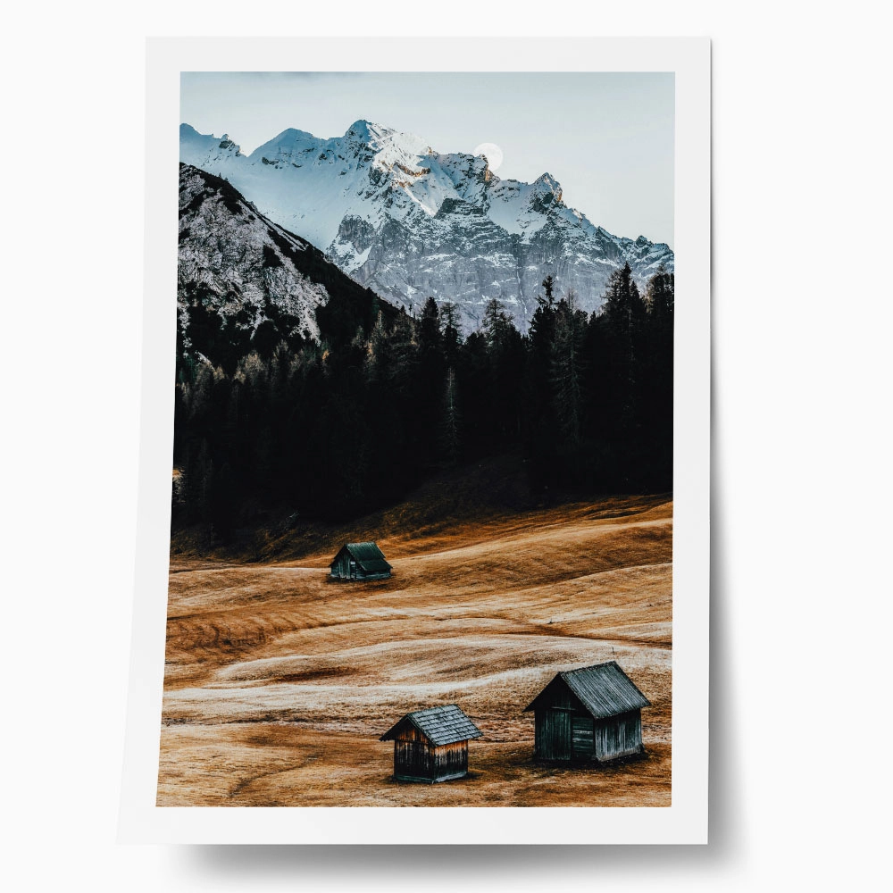 Poster RUSTIC FARMHOUSE MOUNTAIN LIFE