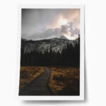 Poster RUSTIC FARMHOUSE MOUNTAIN PATH 2