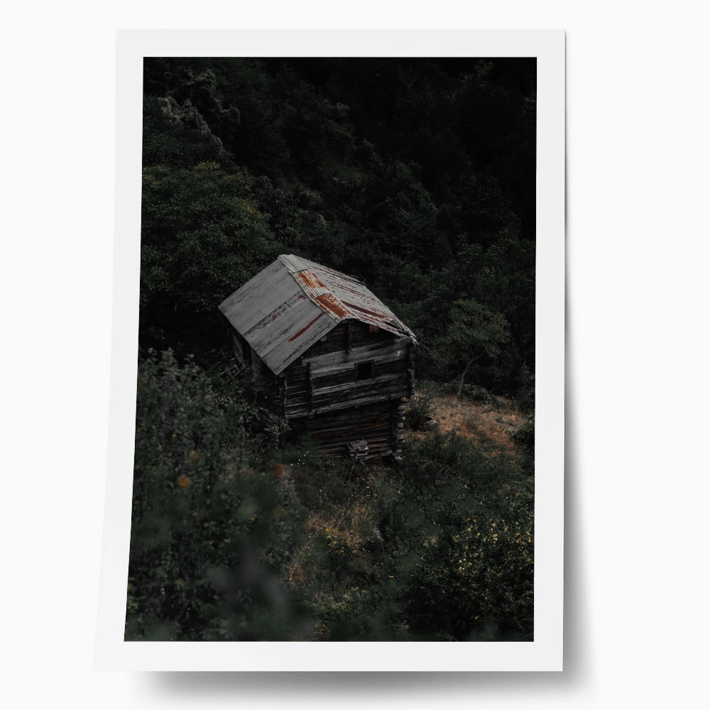 Poster RUSTIC FARMHOUSE OLD CABIN