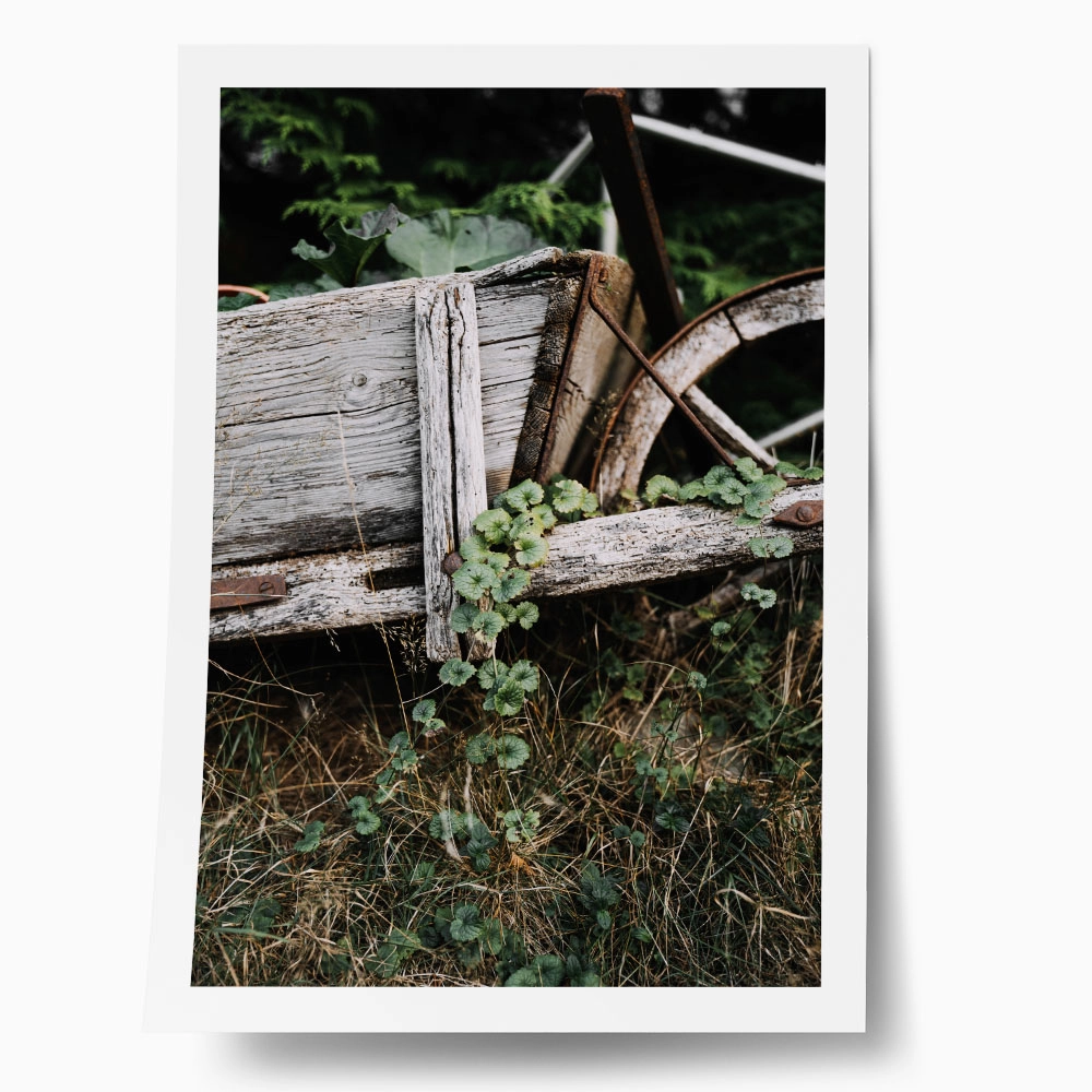 Poster RUSTIC FARMHOUSE OLD CART