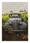 Poster RUSTIC FARMHOUSE OLD CAR