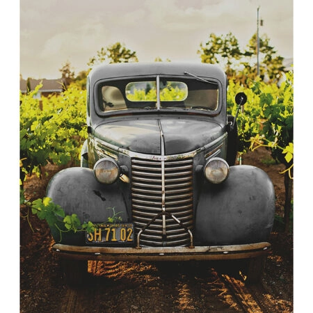 Poster RUSTIC FARMHOUSE OLD CAR -  Sticky 2