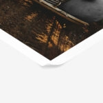 Poster RUSTIC FARMHOUSE OLD CAR
