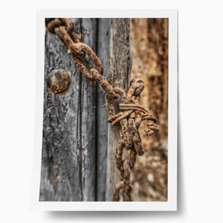 Poster RUSTIC FARMHOUSE OLD CHAIN - 