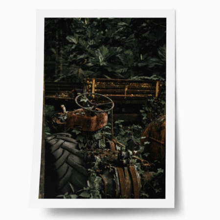Poster RUSTIC FARMHOUSE OLD TRACTOR 2 - 