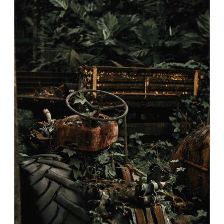 Poster RUSTIC FARMHOUSE OLD TRACTOR 2 -  Sticky 2