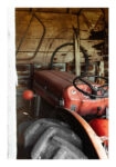 Poster RUSTIC FARMHOUSE OLD TRACTOR 3