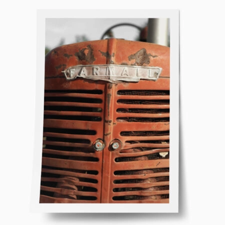 Poster RUSTIC FARMHOUSE OLD TRACTOR - 