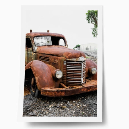 Poster RUSTIC FARMHOUSE OLD TRUCK 2 - 