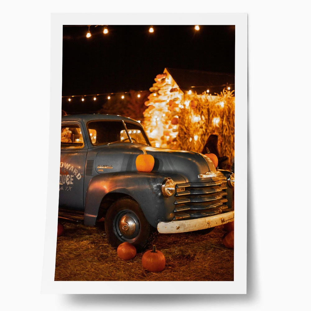 Poster RUSTIC FARMHOUSE OLD TRUCK 3