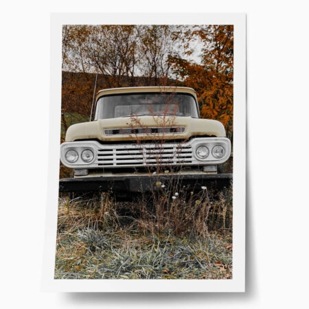 Poster RUSTIC FARMHOUSE OLD TRUCK - 