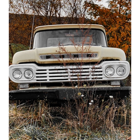 Poster RUSTIC FARMHOUSE OLD TRUCK -  Sticky 2