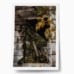 Poster RUSTIC FARMHOUSE OLD WINDOW