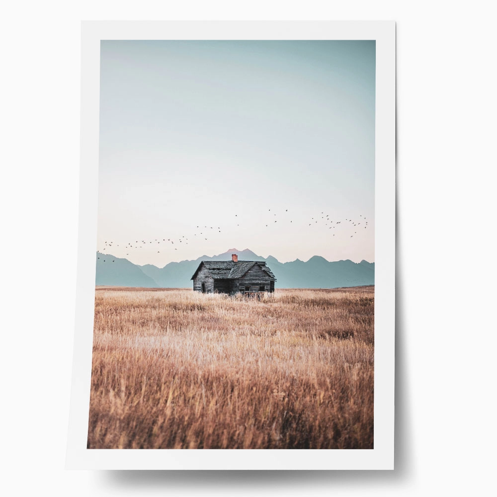 Poster RUSTIC FARMHOUSE PRAIRIE HOUSE